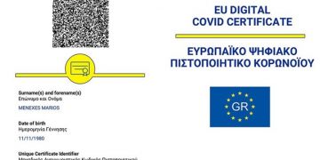 Alldaynews.gr Ευρωπαϊκό Πιστοποιητικό COVID