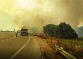 Εκτός ελέγχου η φωτιά στην Κρήτη: Εκκενώθηκαν σπίτια[video]