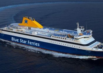 Τροχαίο ατύχημα μέσα στο γκαράζ του Blue Star Myconos-Δύο τραυματίες