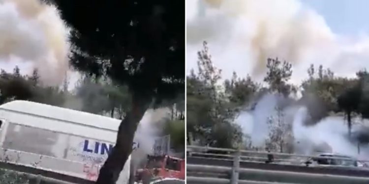 Συμβαίνει Τώρα! Μεγάλη φωτιά στο Σέιχ Σου[video]