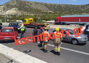 Σοβαρό τροχαίο με δύο τραυματίες κοντά στα διόδια (pics, video)