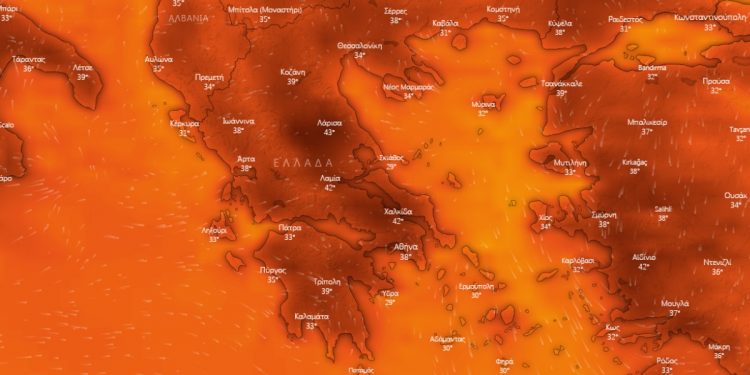 Alldaynews.gr Καιρός: Έρχεται καύσωνας διάρκειας 10 ημερών – Πάνω από τους 43°C το θερμόμετρο