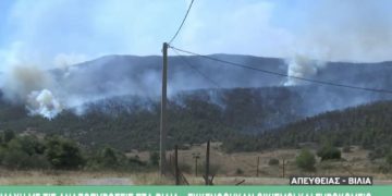 Φωτιά στα Βίλια: Έχει «σπάσει» σε 3 μέτωπα-Εκκενώθηκαν οικισμοί και γηροκομείο