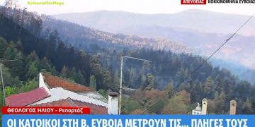 Βόρεια Εύβοια: Οι κάτοικοι γύρισαν πίσω στα χωριά και μετρούν τις πληγές τους[video]