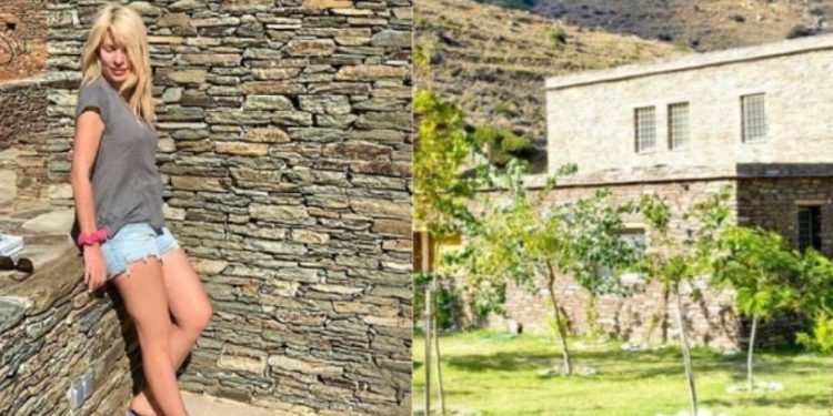 Αληθινός Παράδεισος! Για πρώτη φορά το εσωτερικού του σπιτιού της Μενεγάκη στα Αχλά της Άνδρου[photos]