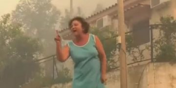 Μαρτυρία γυναίκας στην Αρχαία Ολυμπία-«Δεν μας βοήθησαν, οι κάτοικοι έσβησαν τη φωτιά»[video]