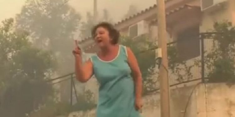 Μαρτυρία γυναίκας στην Αρχαία Ολυμπία-«Δεν μας βοήθησαν, οι κάτοικοι έσβησαν τη φωτιά»[video]