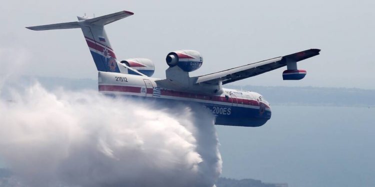 Alldaynews.gr Συνετρίβη ο Ρωσικός γίγαντας Beriev την ώρα κατάσβεσης πυρκαγιάς-8 Νεκροί