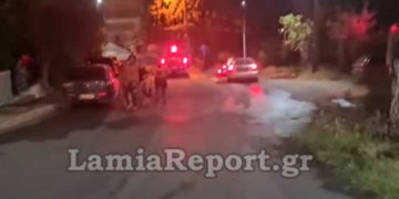 Λαμία: Κάτοικοι είδαν εμπρηστές να βάζουν φωτιά μέσα στην πόλη (video)