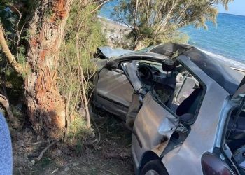 Κρήτη: Σοβαρό τροχαίο – Εγκλωβίστηκαν μητέρα και η ανήλικη κόρη της (vid)