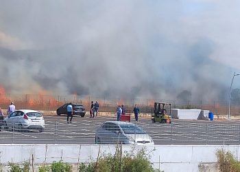 ΣΥΜΒΑΙΝΕΙ ΤΩΡΑ- Θεσσαλονίκη: Φωτιά στο Διαβαλκανικό