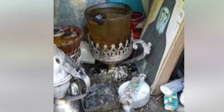 Θαύμα στην Εύβοια: Κάηκαν τα πάντα εκτός από τις εικόνες του Οσίου Δαυίδ[Δείτε το Βίντεο]