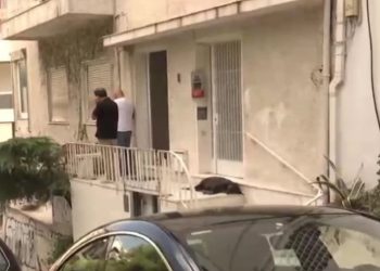 Εικόνα που ραγίζει καρδιές: Ο σκύλος του Μίκη Θεοδωράκη θρηνεί στο πλατύσκαλο