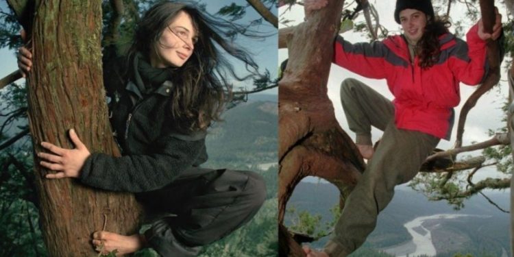 Alldaynews.gr 2 χρόνια στα 60 μέτρα: 23χρονη έζησε πάνω σε δέντρο, άντεξε κρύο και πείνα και το έσωσε από το κόψιμο