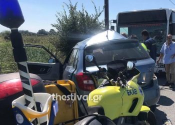 Τραγωδία στη Θεσσαλονίκη: Νεκρή 41χρονη οδηγός σε τροχαίο με αστικό λεωφορείο