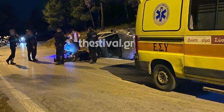 ΠΡΙΝ ΛΙΓΟ: Σοβαρό τροχαίο στον περιφερειακό της Θεσσαλονίκης (φωτο, video)