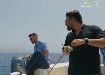 Πάνος Κιάμος: Δοκιμάστηκε σαν… ψαράς και θριάμβευσε στην πρεμιέρα του Fishy![video]