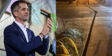 Εργολάβος άφησε παγίδα… θανάτου στον δρόμο: Τι έγραψε ο Μπακογιάννης (pic)