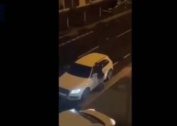 Ζευγάρι Ελλήνων στη Γερμανία τσακώνονται άγρια – Τον πατάει με το SUV (vid)