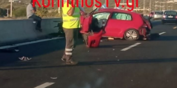 Alldaynews.gr Σοβαρό τροχαίο στην Αθηνών – Κορίνθου στα Μέγαρα – Συγκρούστηκαν δύο αυτοκίνητα