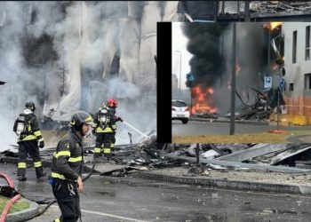 Συντριβή αεροπλάνου στο Μιλάνο: Έπεσε δίπλα σε στάση του μετρό-Υπάρχουν Νεκροί