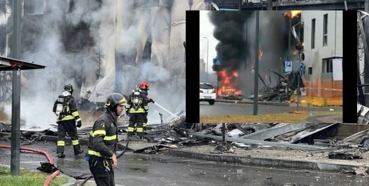 Alldaynews.gr Συντριβή αεροπλάνου στο Μιλάνο: Έπεσε δίπλα σε στάση του μετρό-Υπάρχουν Νεκροί