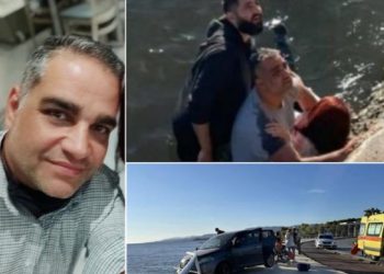Αυτός είναι ο Ήρωας αστυνομικός που βούτηξε στη θάλασσα κι έσωσε γυναίκα μετά από τροχαίο