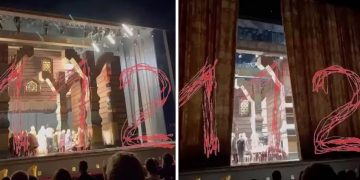 Alldaynews.gr Η ανατριχιαστική στιγμή που το σκηνικό του θεάτρου Μπολσόι συνθλίβει και σκοτώνει ηθοποιό