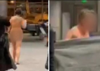 Γυναίκα εντελώς γυμνή έκοβε βόλτες μέσα σε αεροδρόμιο και προσπαθούσε να πιάσει «ψιλή» κουβέντα με επιβάτες