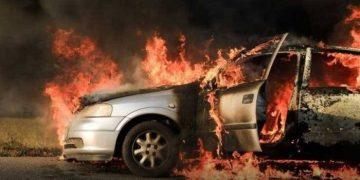 Ηράκλειο: Αυτοκίνητο έγινε «στάχτη» – Σώος ο οδηγός