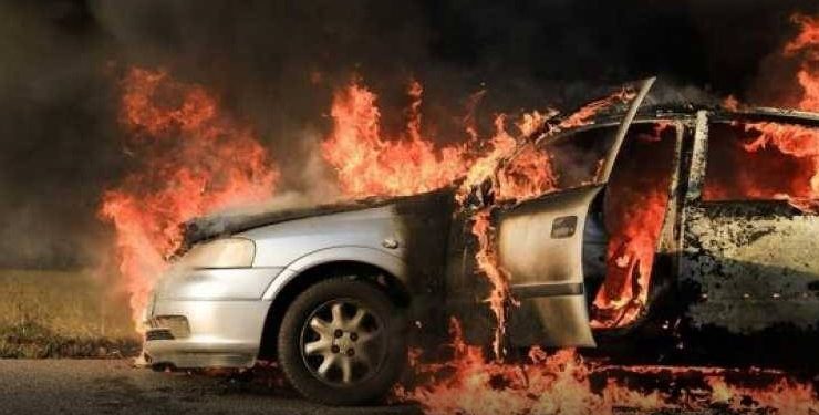 Ηράκλειο: Αυτοκίνητο έγινε «στάχτη» – Σώος ο οδηγός