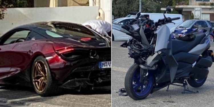 Alldaynews.gr Λ. Ποσειδώνος: Πήγε να φωτογραφίσει εν κινήσει μία McLaren και της έκανε ζημιά 40.000 ευρώ με το σκούτερ του!