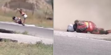 Μέγαρα: Σοβαρός τραυματισμός σε αγώνα με μηχανές – Ο τραυματίας μεταφέρθηκε με σκουτεράκι[video]