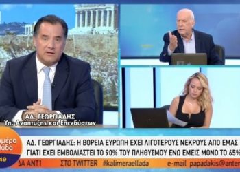 Alldaynews.gr Άδωνις: «Το γκαρσόνι να πάει στο σπίτι που δεν εμβολιάζονται και να πει εμβολιαστείτε» (vid)