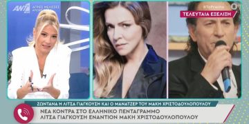 Με μήνυση απαντά ο Μάκης Χριστοδουλόπουλος στις δηλώσεις της Λίτσας Γιαγκούση