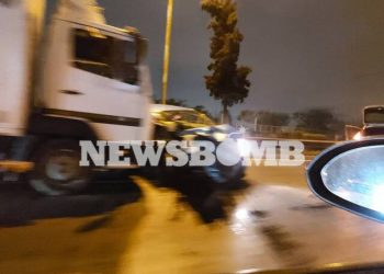 Τρομακτικό τροχαίο στον Κηφισό – Έκλεισε το ρεύμα της ανόδου