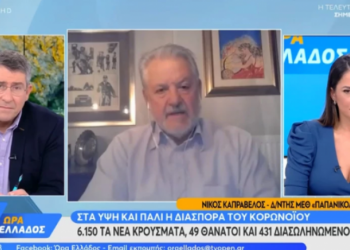 Ο Μόσιαλος «καρφώνει» την κυβέρνηση: «Οι επιδημιολόγοι του υπουργικού να επικεντρωθούν στη δουλειά τους»