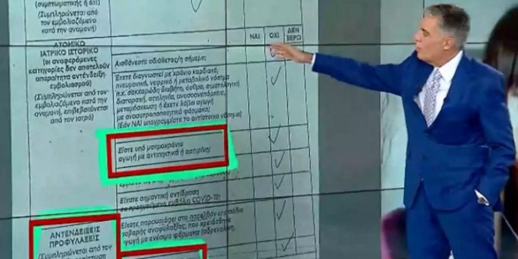 Alldaynews.gr Κορονοϊός:  Το «λάθος» στα έντυπα που συμπληρώνονται στα εμβολιαστικά κέντρα-Αγωνία για τις εγκύους