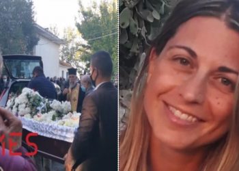 Θρήνος στην κηδεία της άτυχης 42χρονης μαραθωνοδρόμου Δήμητρας Ιορδανίδου[video]