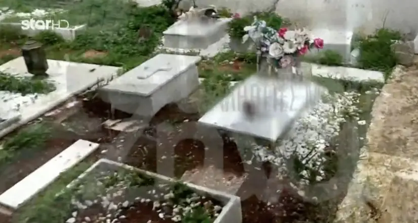 Καλύβια-Θρίλερ: Τάφοι παιδιών σε αυλή σπιτιού Ιερέα-Φρίκη με Παράνομο νεκροταφείο[photo]