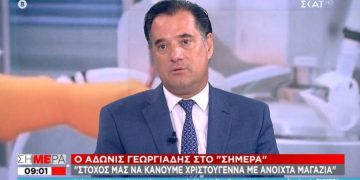 Alldaynews.gr Γεωργιάδης: Δεν υπάρχει περίπτωση να κλείσει η αγορά τα Χριστούγεννα (video)