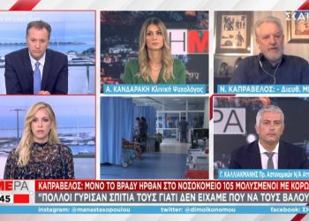 Κορονοϊός: Θα φτάσουμε στο σημείο να νοσηλεύουμε ασθενείς στο πάρκινγκ