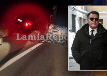 Άγιο είχε ο Αλέξης Κούγιας: Ελαφρά τραυματισμένος από την άμορφη μάζα του τζιπ του που καρφώθηκε σε φορτηγό (video)