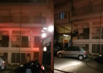 Θεσσαλονίκη: Έβαλε φωτιά στο διαμέρισμά του κι έφυγε! (φωτο, video)