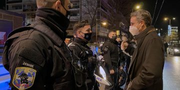 Alldaynews.gr Στη βάρδια των αστυνομικών της ΔΙΑΣ η Μαρέβα και ο Κυριάκος Μητσοτάκης