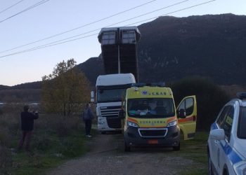 Τραγικός θάνατος για οδηγό φορτηγού-Τον ”Έκαψαν Ζωντανό” τα καλώδια της ΔΕΗ