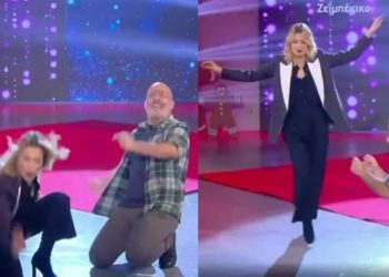 Βίκυ Καγιά: «Ράγισαν τα πατώματα» με το ζεϊμπέκικό της στο Καλό Μεσημεράκι, την αποθέωσε ο Μουτσινάς[video]