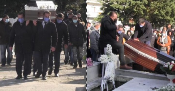 Θρήνος και Οδύνη στην κηδεία της άτυχης Αλεξάνδρας που την σκότωσε ο πρώην άντρας της[video]
