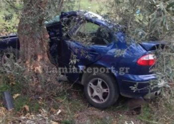 Νεκρός 50χρονος σε τροχαίο-Έπεσε επάνω σε μια ελιά[photos]