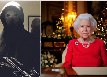 Ανατριχιαστικό βίντεο: Μασκοφόρος με βαλλίστρα απειλεί να σκοτώσει τη βασίλισσα Ελισάβετ